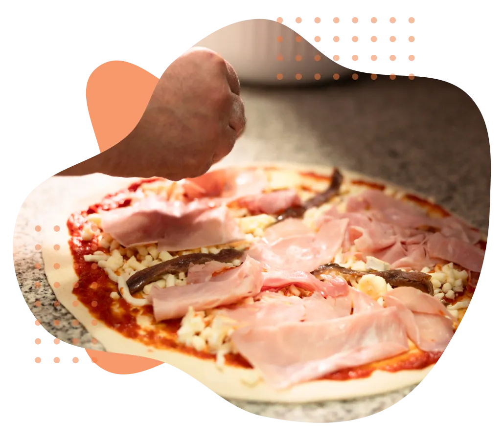 Ingredienti freschi e piatti autentici preparati dagli chef del Ristorante Pizzeria TRE