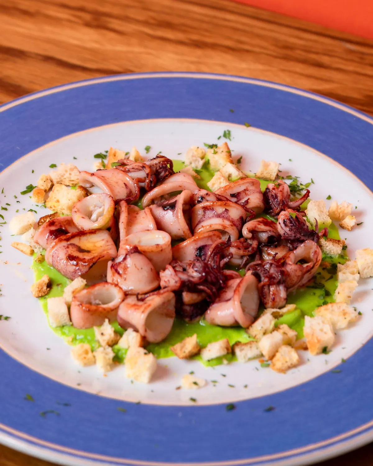 Calamaretti saltati in padella ristorante pizzeria tre merate
