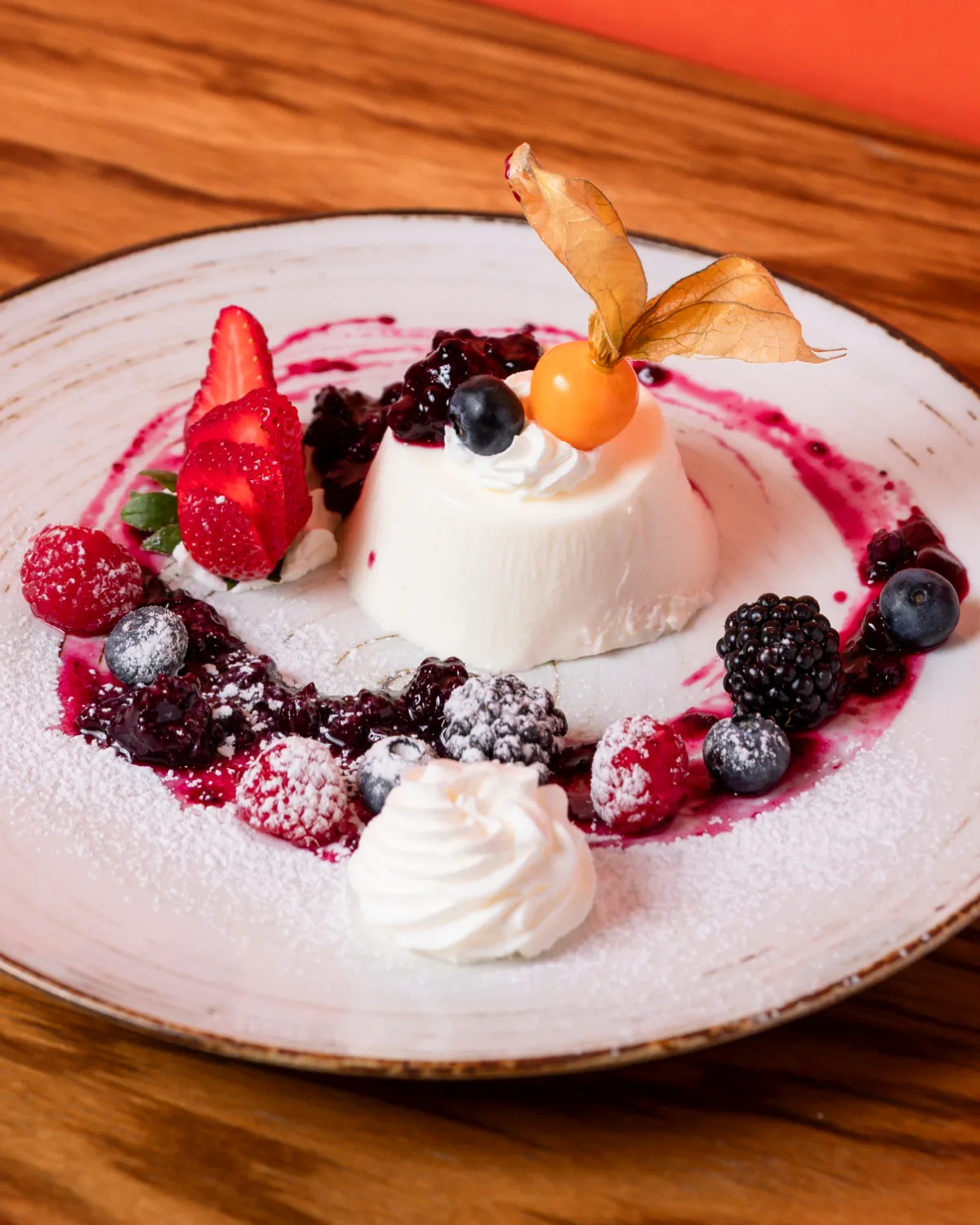 Panna cotta ristorante pizzeria tre merate