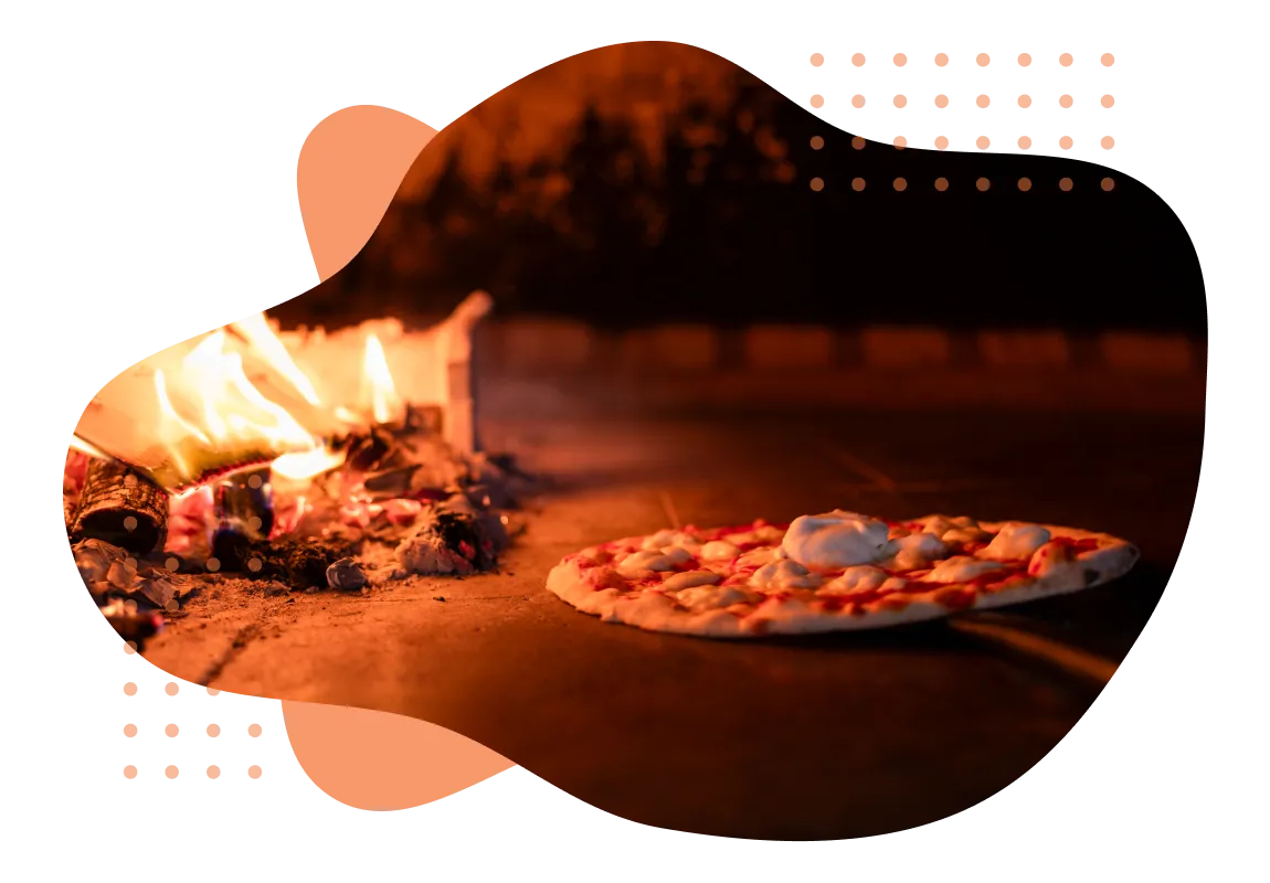 Cottura nel forno a legna - Ristorante TRE Merate